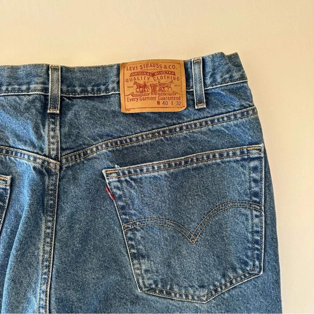 Vintage Levi’s Relaxed Straight Leg Jeans Men 38 Labeled 40